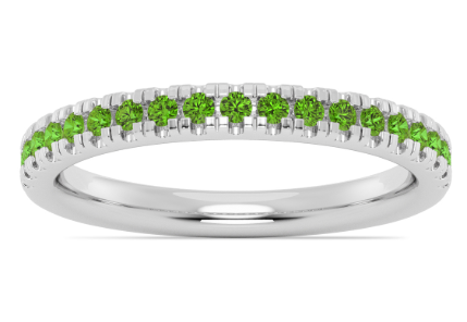 Peridot Pave Band