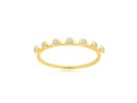 Spaced Diamond Ring