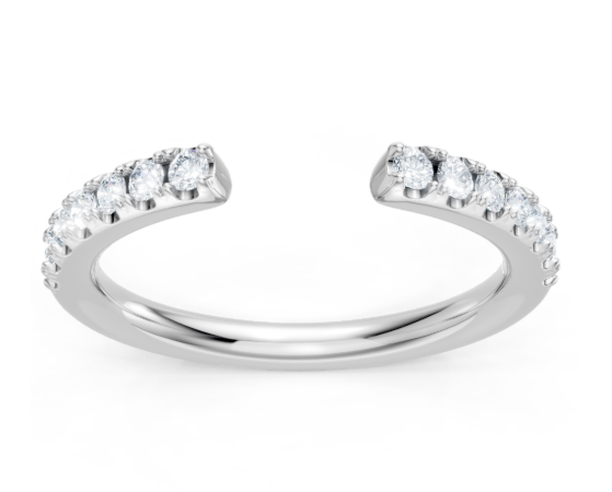 Round Diamond Open Band