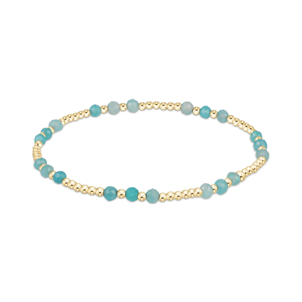 eNewton - Joy Gem 3mm Bracelet - Amazonite