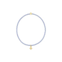 eNewton - Hope Classic Ocean Mist Bracelet - Signature Cross Small Gold Charm