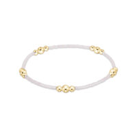 eNewton - Hope Purpose Gold Bracelet - Silky White