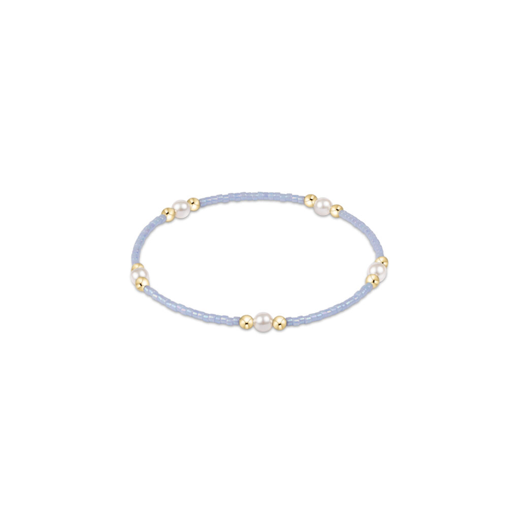 eNewton - Hope Purpose Pearl Bracelet - Ocean Mist
