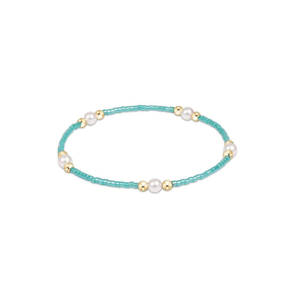 eNewton - Hope Purpose Pearl Bracelet - Sea Glass