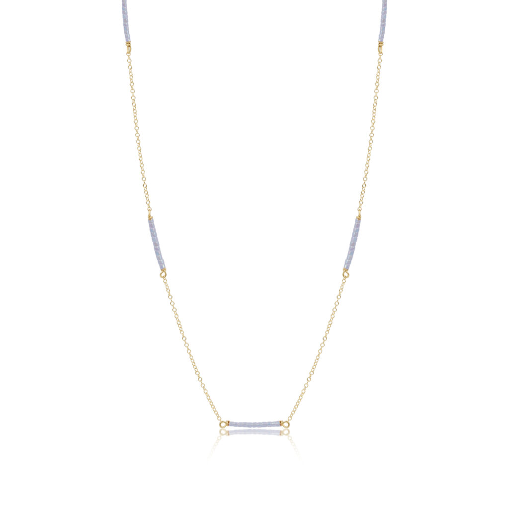 eNewton - 15" Choker Simplicity Chain Gold - Hope Bliss - Ocean Mist