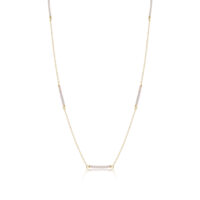 eNewton - 15" Choker Simplicity Chain Gold - Hope Bliss - Silky White